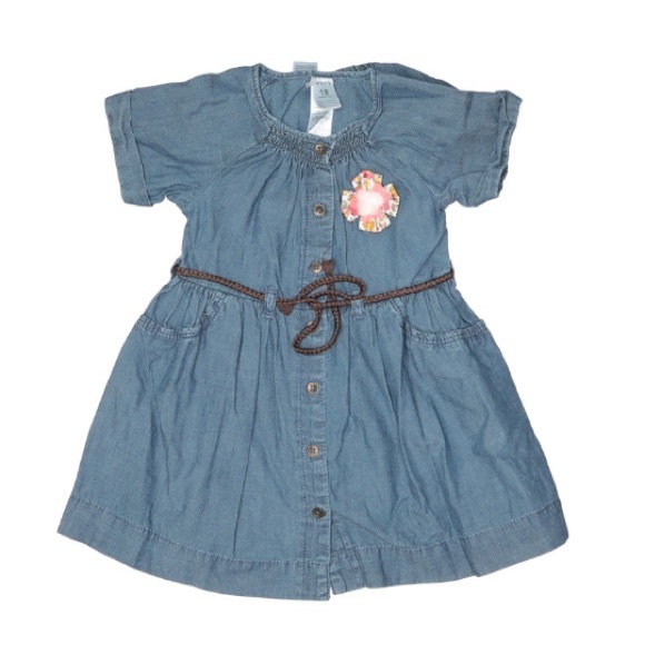 Carter's Other - Carter’s blue denim color dress size 18 month